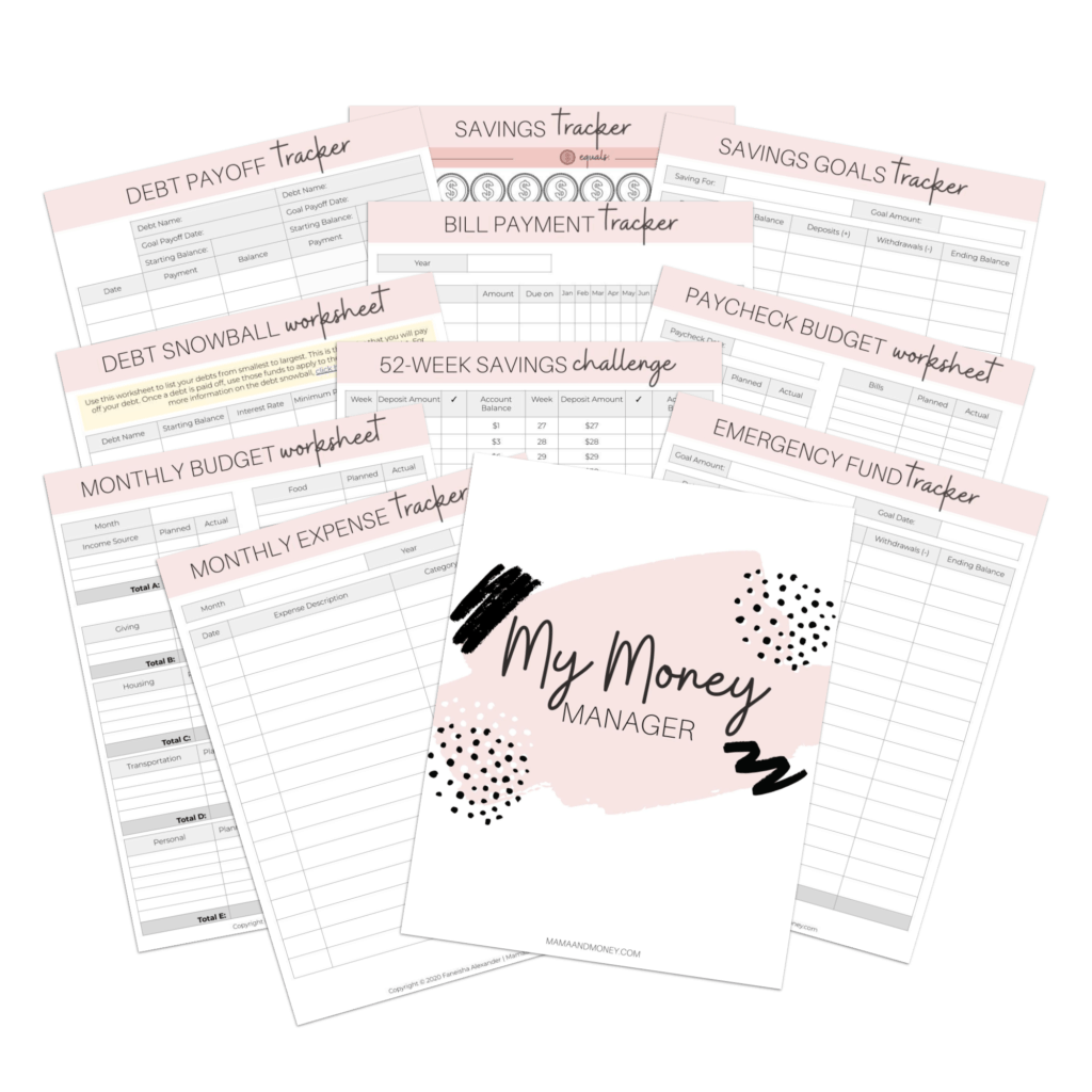 budget printables