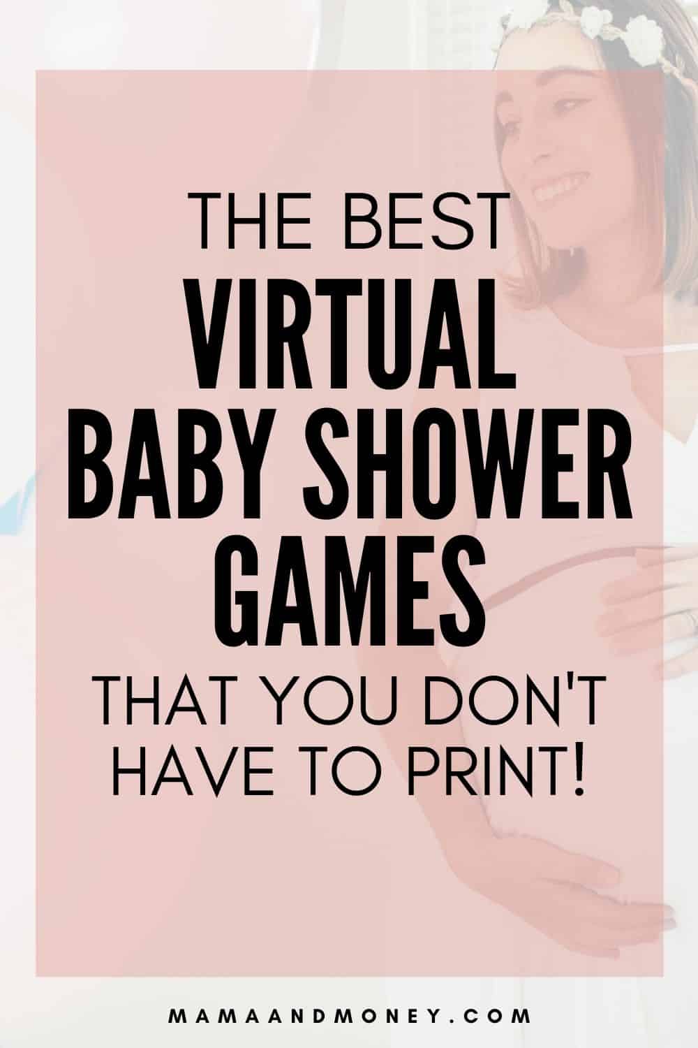 virtual baby shower games