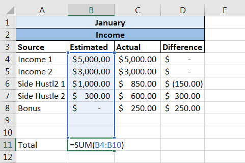 How to Create a Budget in Excel (with Video Tutorial)